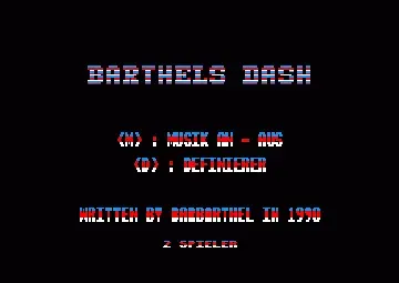 Barthels Dash (G) (128K) (1990) (PD)